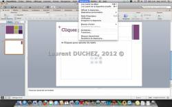 Onglets et Menus Powerpoint 2011